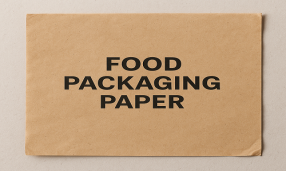 Papel para embalagem de alimentos Kraft