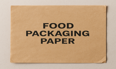 Papel para embalagem de alimentos Kraft